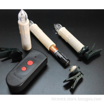Remote Control Rechargeable Christmas Candle